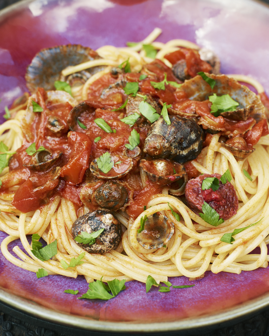 Spaghetti frutti di mare - Under the Almond Tree