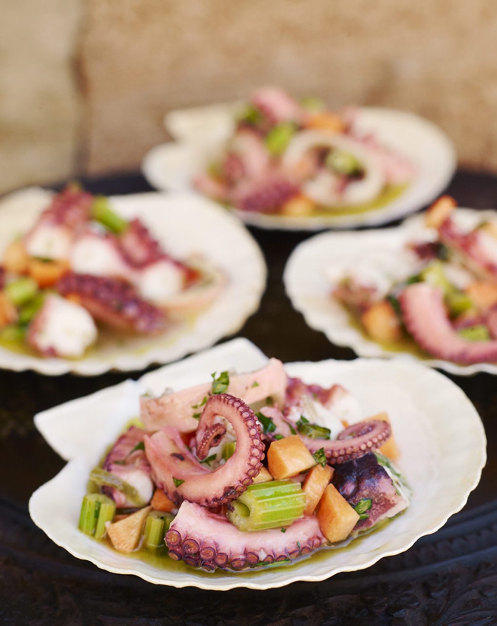 Insalata di Polpo, Octopus salad - Under the Almond Tree